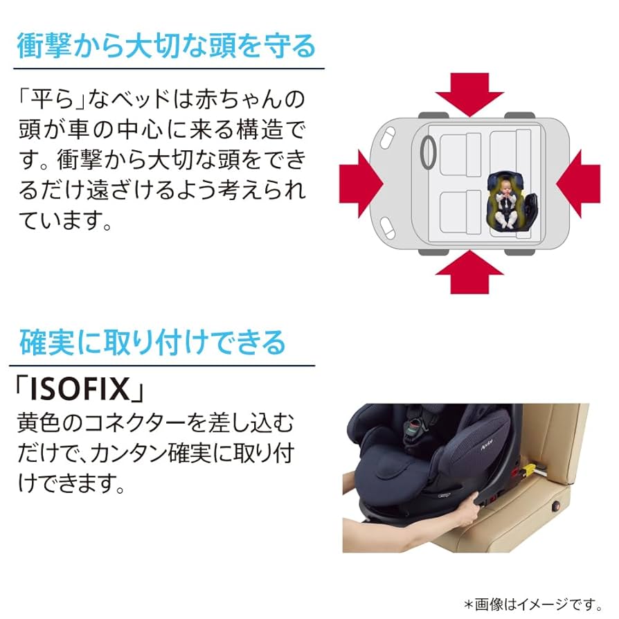 Amazon | Aprica(アップリカ) チャイルドシート ISOFIX固定